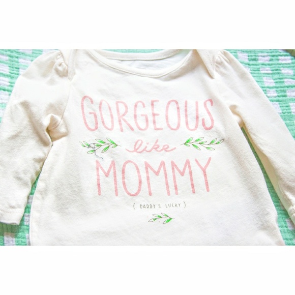 NWOT Baby Gap Gorgeous Like Mommy Onesie - Picture 2 of 2